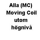 MC, Moving Coil