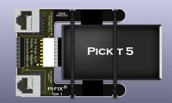 PIFIX adapter and holder for PICKIT 4 and PICKIT5