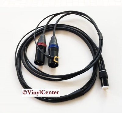 Tonarmskabel van den Hul D-501 Silver Hybrid: