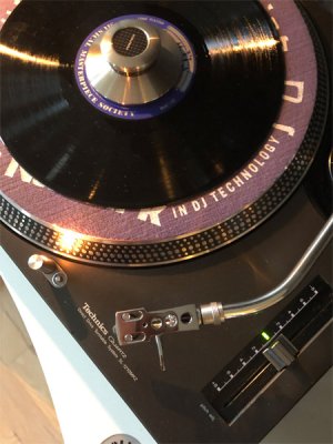 Tonarmsskal, förkromad aluminium, litz-kablar